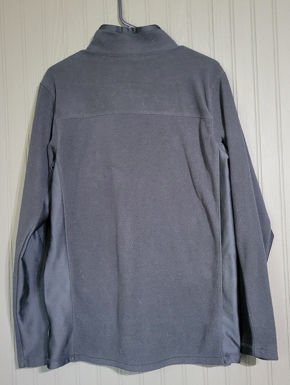 Columbia Fleece Falls Half Zip Hybrid Fleece Pullover Sweater Black Men's Medium - Picture 2 of 7